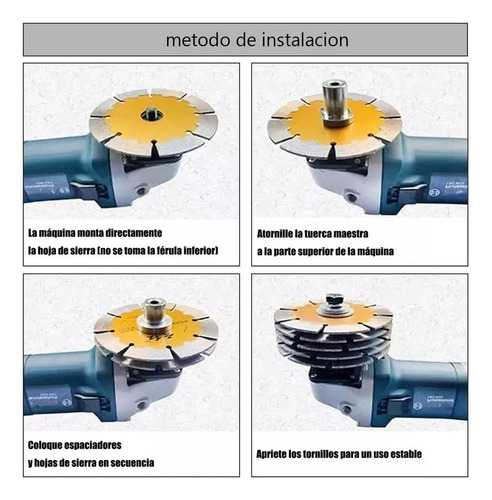 M14 Adaptador De Amoladora Angular A Ranuradora