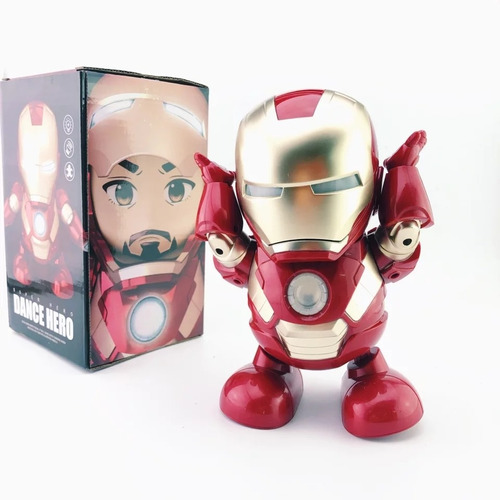 Jugete Robot Iron Man Bailador Avengers Envio Express Gratis
