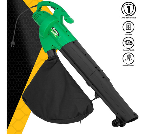 Soprador Aspirador Folhas E Resíduos Gsf-3000 Garthen