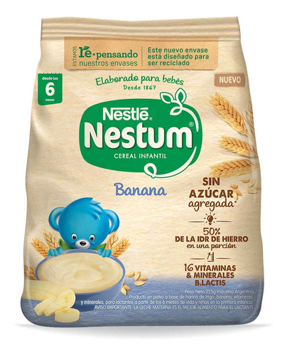Cereal Infantil  Nestum Banana 