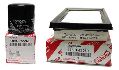 Kit Filtros Originales Toyota Corolla Hibrido 2020 En Adel.