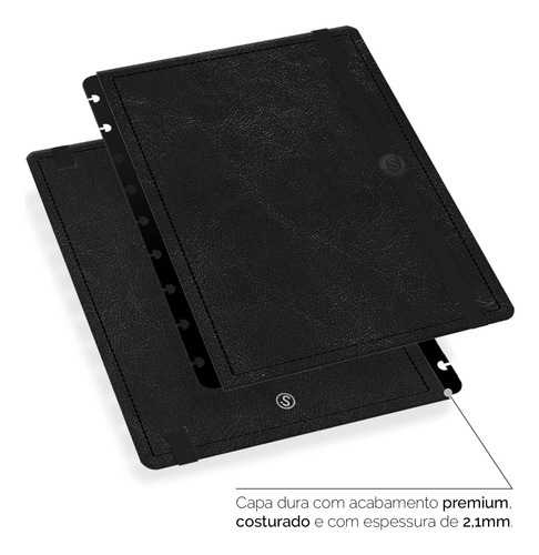 Capa E Contracapa Caderno Iscool M Solid Touch
