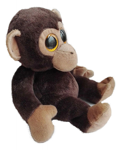 Peluche De Mono Café Ojos Amarillos Ty Classic Bananas 2015