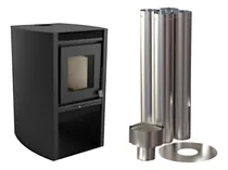 Comprar Calefactor De Doble Combustión + Kit Caños 52mt2 Oferta