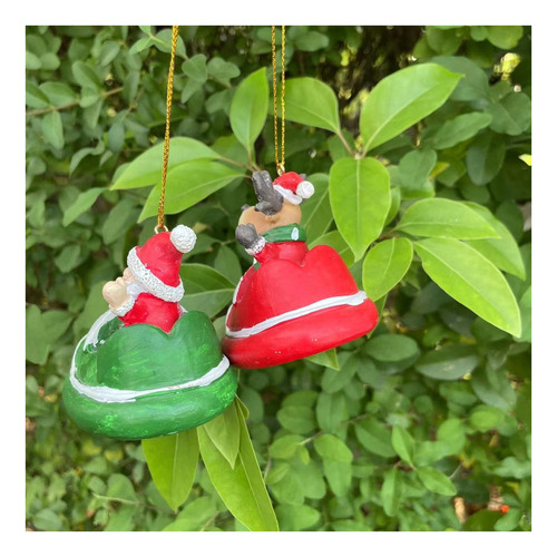 Ambiente De Coche Con Encanto De Árbol De Navidad