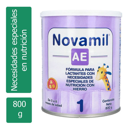 Novamil Ae1 0-6 Meses Lata Con 800 G