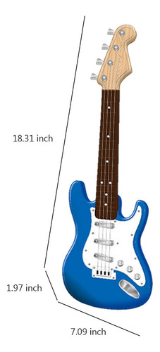 Guitarra Eléctrica De Juguete Para Niños Musical 2671 De 4 C