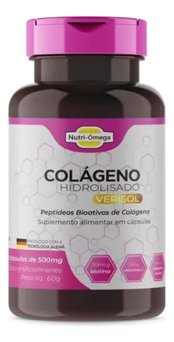 Colágeno Hidrolisado Vitamina A C E Zinco Selênio 120caps