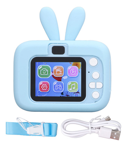 Cámara Digital Para Niños De 20 Megapíxeles, 400 Mah, 1080p,