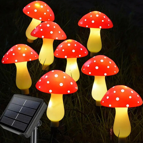 Luces Led De Setas Con Energía Solar Luces De Setas Solares
