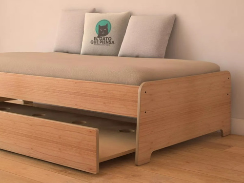 Cama  Nido   Montessori Paraiso  Incluye Elastico  100x190cm