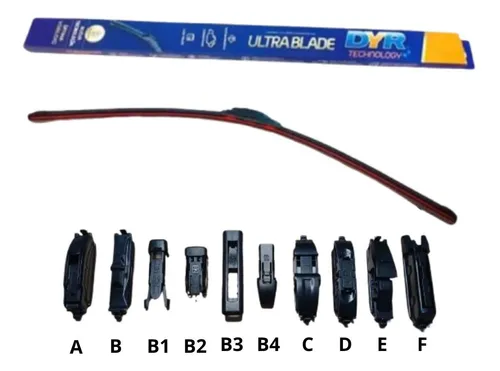 Escobilla 14 Ultra Blade C/u Dyr Del(+10 Adap)