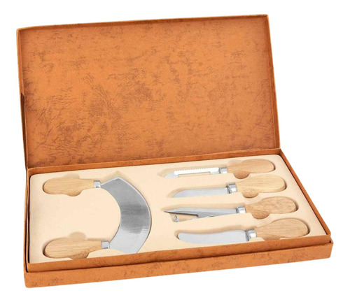 Set Cortadores Cuchillos Queso Con Estuche