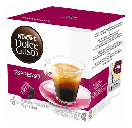 Caja De Cápsulas Dolce Gusto, Espresso X16