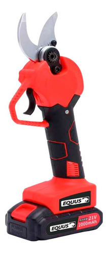 Mini Podadora Inalámbrica A Batería 20v Equus H Y T Color Rojo