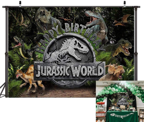 Jurassic Park Fondo Fotografia Diseño Dinosaurio 3d Niño