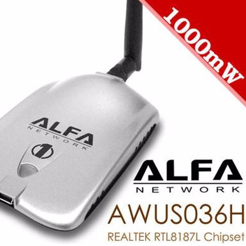 Usb Wifi Alfa Potencia 1000mw Internet Gratis Clip Holster