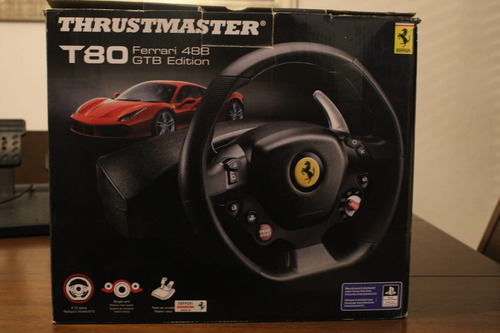 Volante Thrustmaster T80 Ferrari 488 Gtb Edition Ps4 Y Ps5