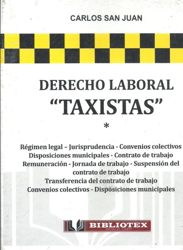 Derecho Laboral Taxistas - Carlos San Juan - Dyf
