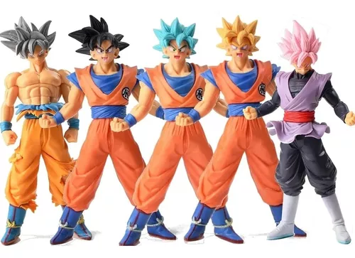 Boneco Action Figure Miniatura Goku Black Super Sayajin Rose