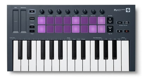 Controlador Midi Novation Flkey Mini Para Fl Studio - Envios