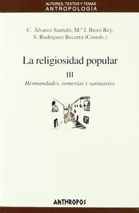 Religiosidad Popular,las Iii - Alvarez Barrientos, Joaquin