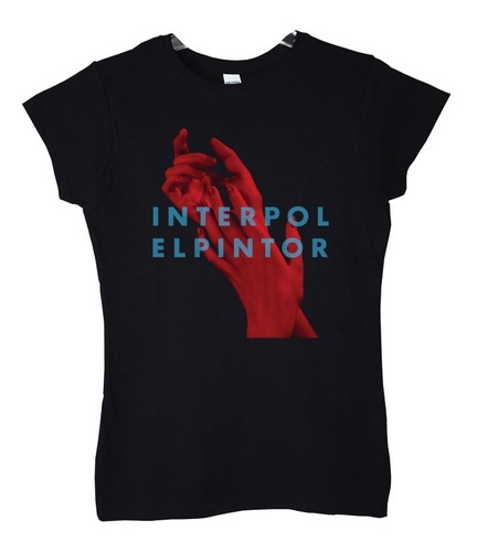 Polera Mujer Interpol El Pintor Rock Abominatron