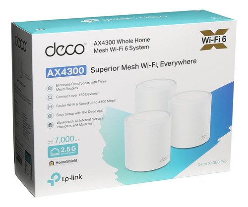 Router Tp Link  Ax4300 Pro Wifi 6 Mesh 3pack 