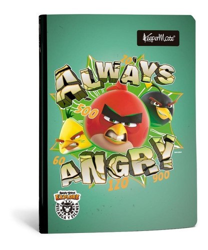 Cuaderno Keepermate Angry Birds Cuadriculado 100 H X 2 Uds