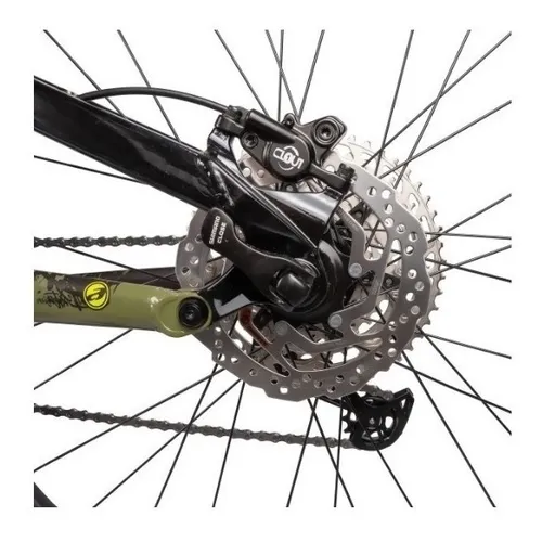 Mountain Bike Alubike Ds Xta R29 12v Cambio Shimano Deore Color Verde Tamaño del cuadro M