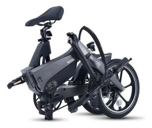 Bicicleta Eléctrica E-bike Joog P2 Con Ruedas De 16 / Auton Gris Oscuro