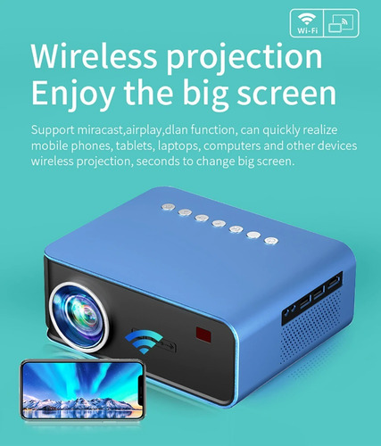 Proyector Portátil Full Hd Wifi Miracast