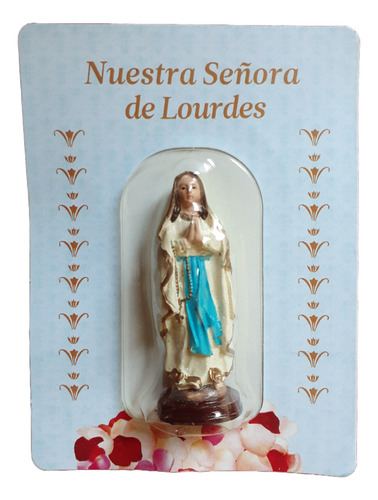 Antigua Estatuilla Nuestra Señora De Lourdes