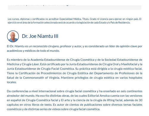 Imagen 6 de 10 de Lifting Integral Cara Cuello Curso On-line Academy Formacion