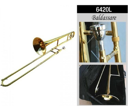 Trombón Baldassare Tenor 6420l Dorado