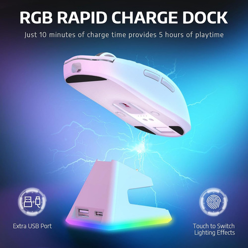 Mouse Bluetooth Para Jogos Attack Shark X6 Paw3395 Peso Leve