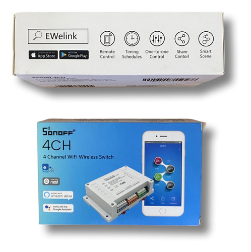 Interruptor Inalambrico Wifi Sonoff Compatible Con Alexa