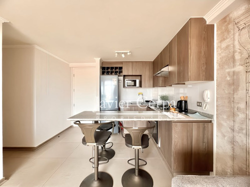 Comodo Depto Amoblado, Condominio Sector Norte