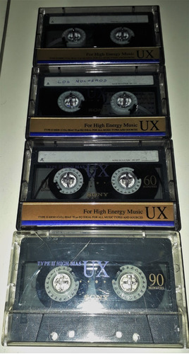Cassette Sony Ux 60 Y 90 Cro2 Un Solo Uso