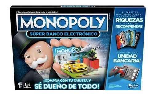 Juego De Mesa Monopoly Súper Banco Electronico (hasbro E8978