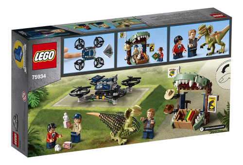 Lego Jurassic World Dilophosaurus En El Kit De Construcción