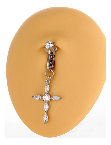Anillo De Ombligo Falso Piercing De Ombligo Falso Clip En
