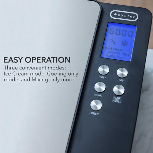 Máquina Para Hacer Helados Whynter Icm-200ls
