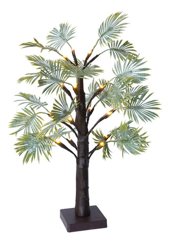 Lámpara Led Con Forma De Árbol De Hojas De Palmera Para Deco