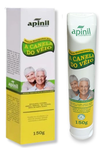 Pomada Massageadora Canela Do Véio 150g Apinil Envio Rápido