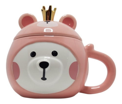 Mug Pocillo Taza Cerámica Oso Kawaii Cosplay Tierno