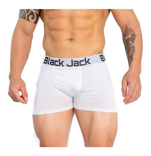 Kit 15 Cuecas Box Boxer Black Jack Lisas Promoção Atacado