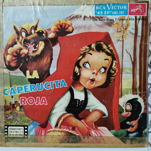 Disco 45 Rpm: La Caperucita Roja- Fernando Morales