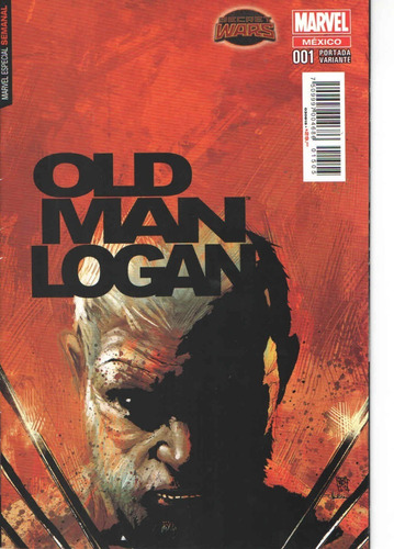 Comic Marvel Secret Wars Old Man Logan 1 Variante Español
