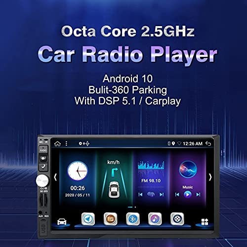 Doble Din Car Stereo Android Core Hz Radio Reproductor